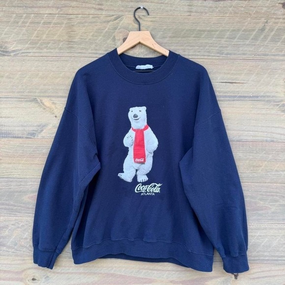 Coca-Cola Other - Vintage 2000s Coca-Cola Atlanta Polar Bear Crewneck
